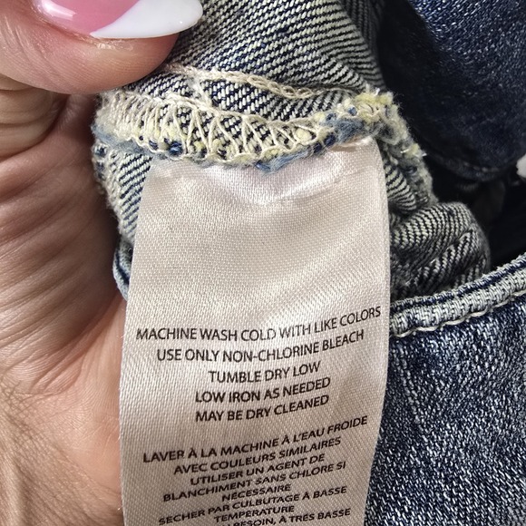 Anthropologie Blue Cropped Jeans - Picture 14 of 14